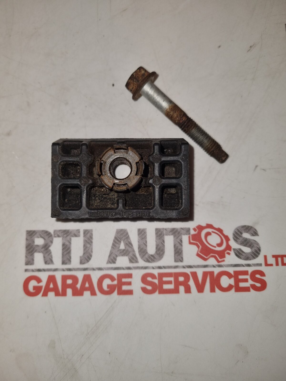 Saab 9-3 03-12 Genuine Battery Clamp and Bolt 12793818