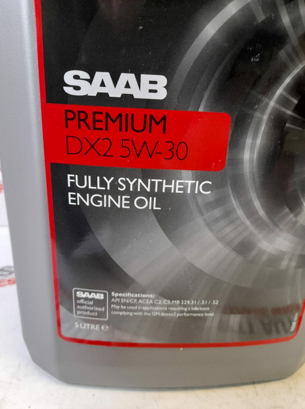 Saab 900 9000 9-3 9-5 DX2 Dexos 2 5W-30 Engine Oil 5 LITRES 93165557