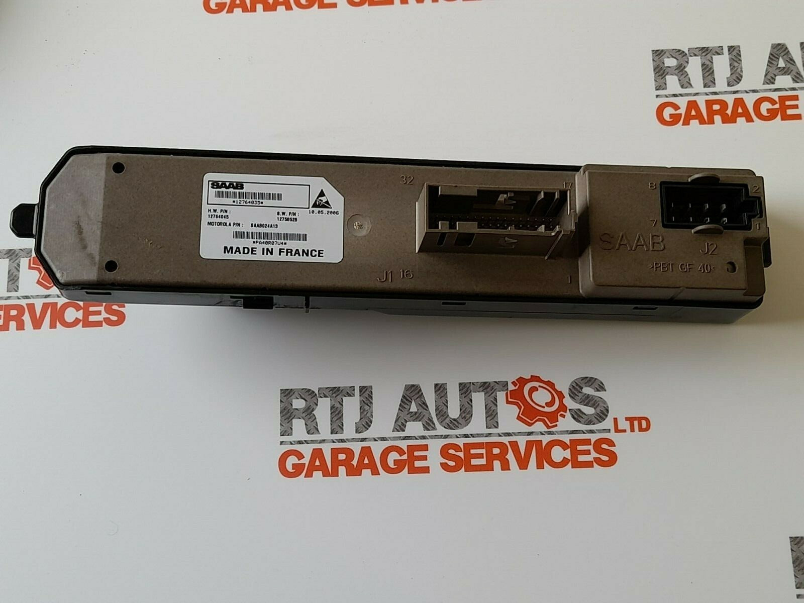 Saab 93 9-3 03-05 Nearside Front Switch Pack w/out Finger Protection 12764035