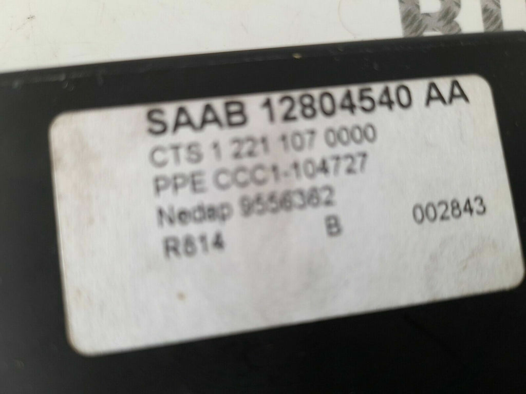 Saab 93 9-3 Convertible Soft Top Controller - 12804540