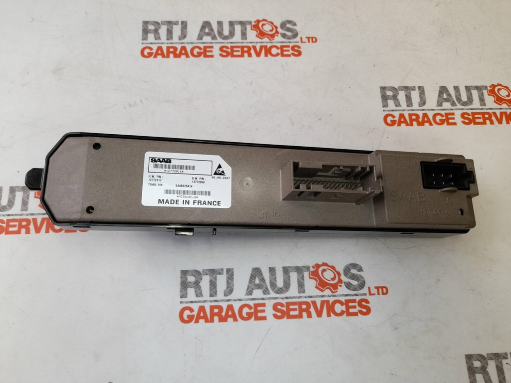Saab 93 9-3 CV Nearside Front Window Switch Pack w/Finger Protection 12772016