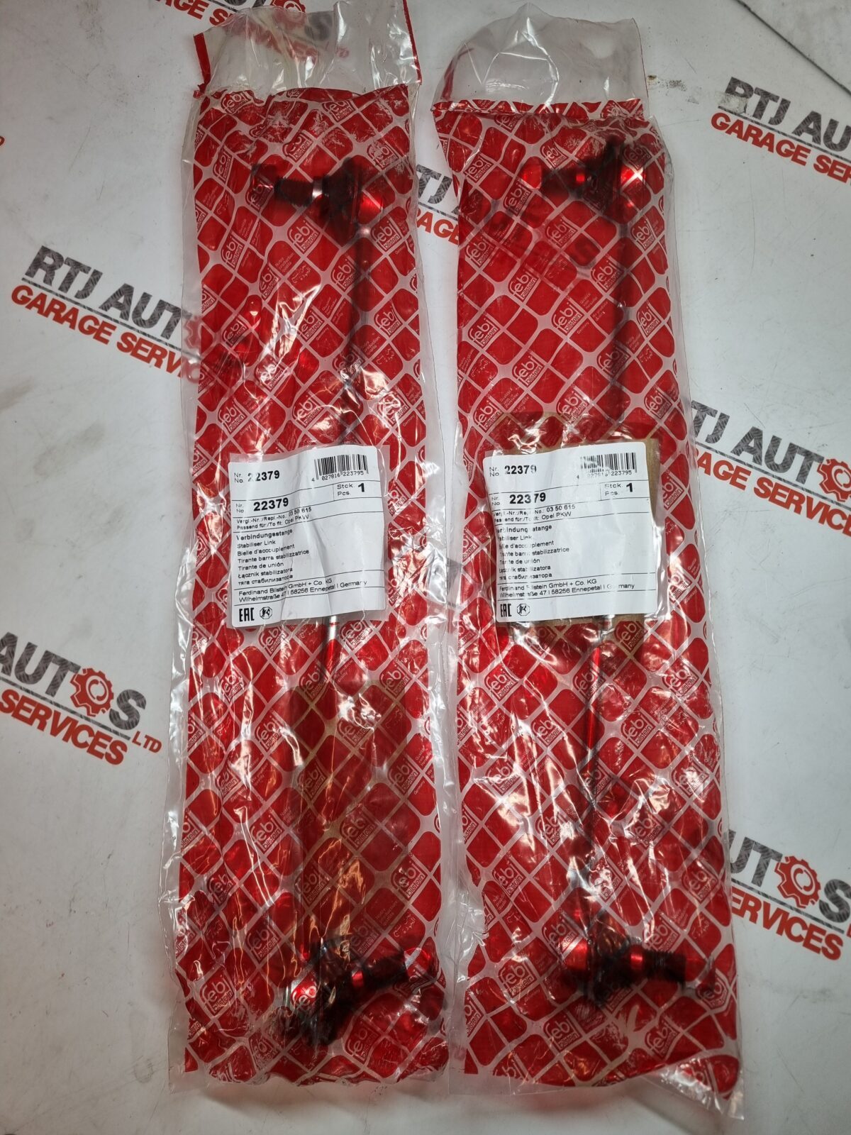 Vauxhall Vectra Front Suspension Drop Link Febi 13237130 (Pair, x2)