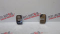 Saab 93 9-3 New Convertible CV Door Striker Plate Covers X2 Silver Chrome