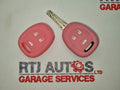SAAB 9-5 95 98-10 9-3 93 01-03 Pink Silicone Key Fob Case Cover