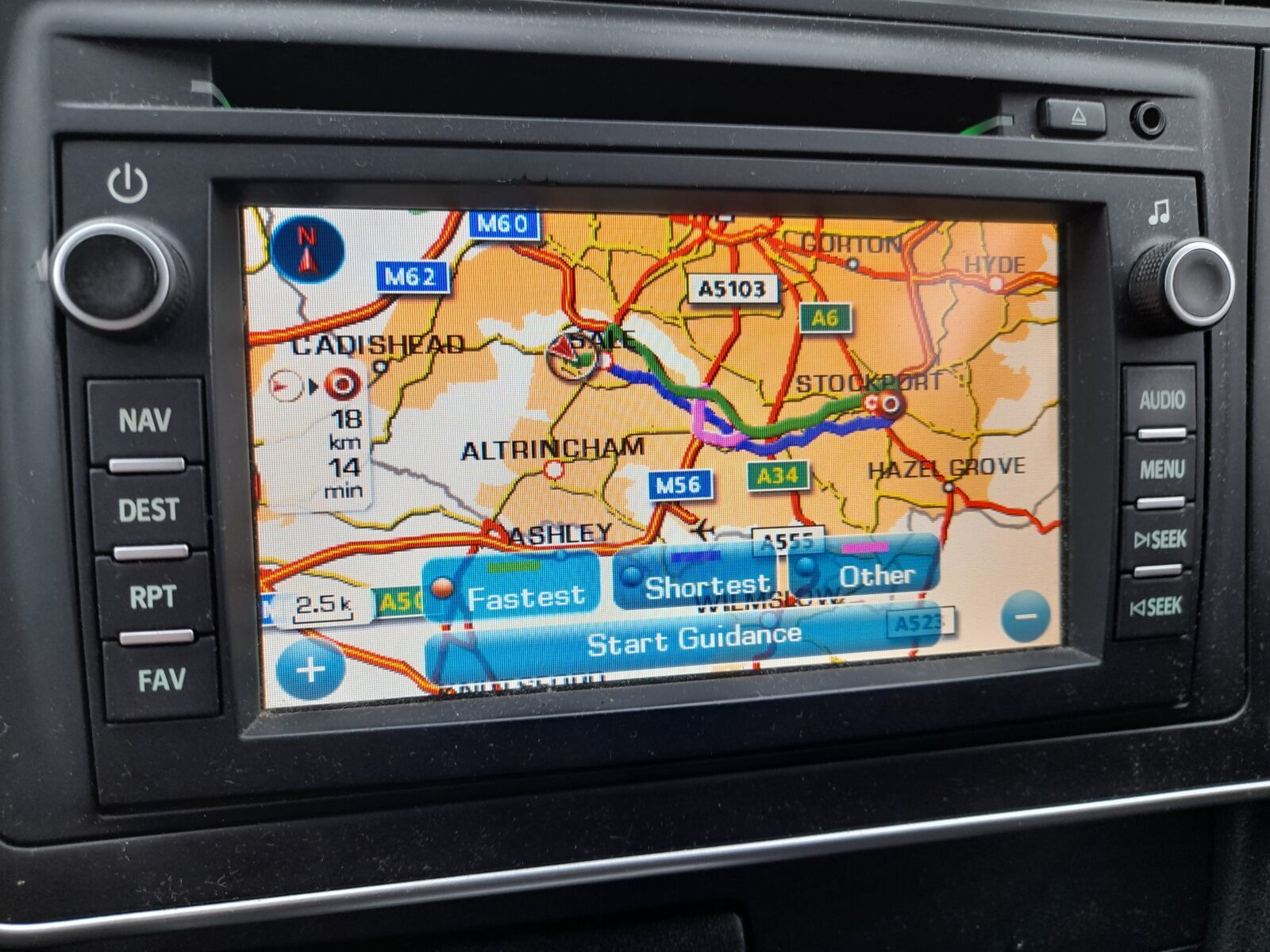 Saab 9-3 93 Sat Nav Radio CD Player Head Unit 12779110 Double Din Delphi Grundig