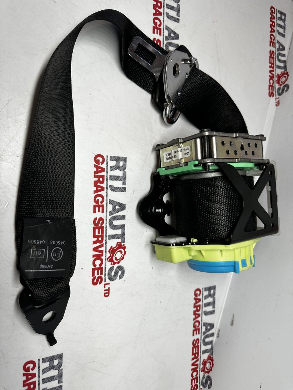 Saab 93 9-3 (03-12) Left Rear Seatbelt 4D 5D CV 12776486
