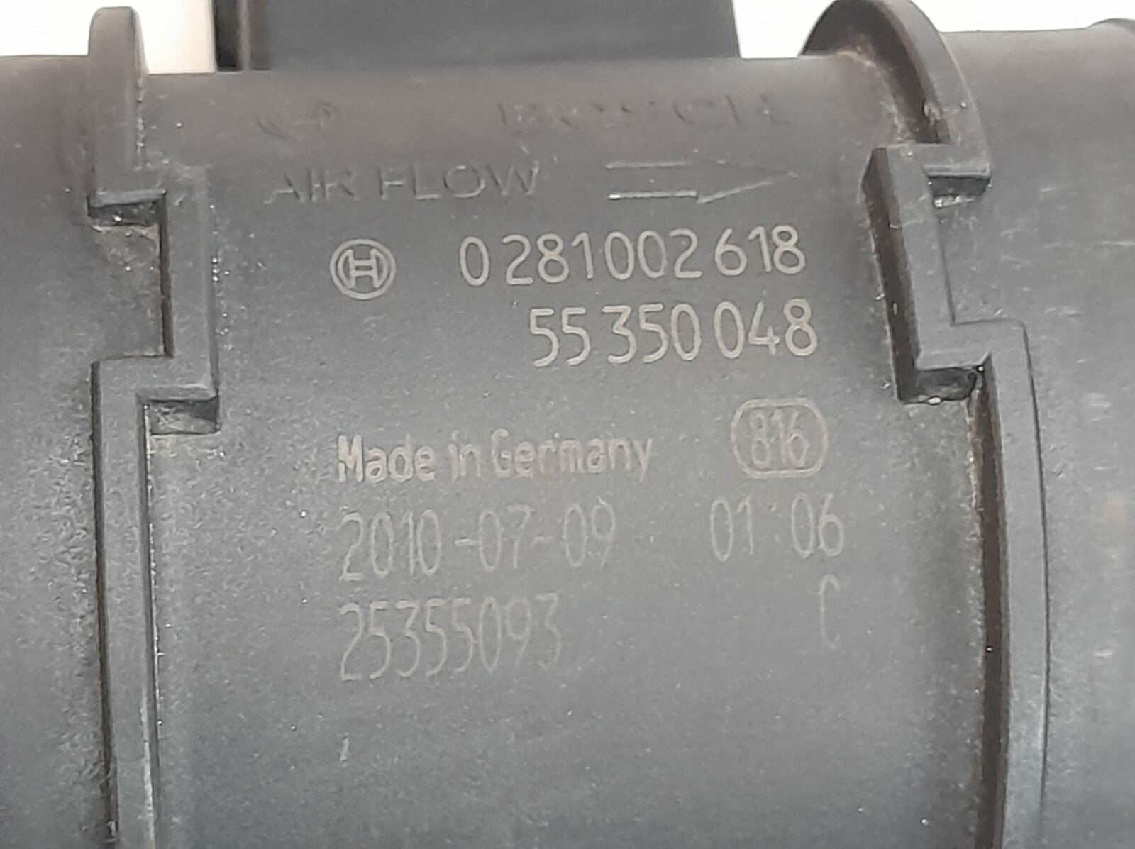 Saab 93 9-3 Mass Air Flow Meter MAF 0281002618 55350048