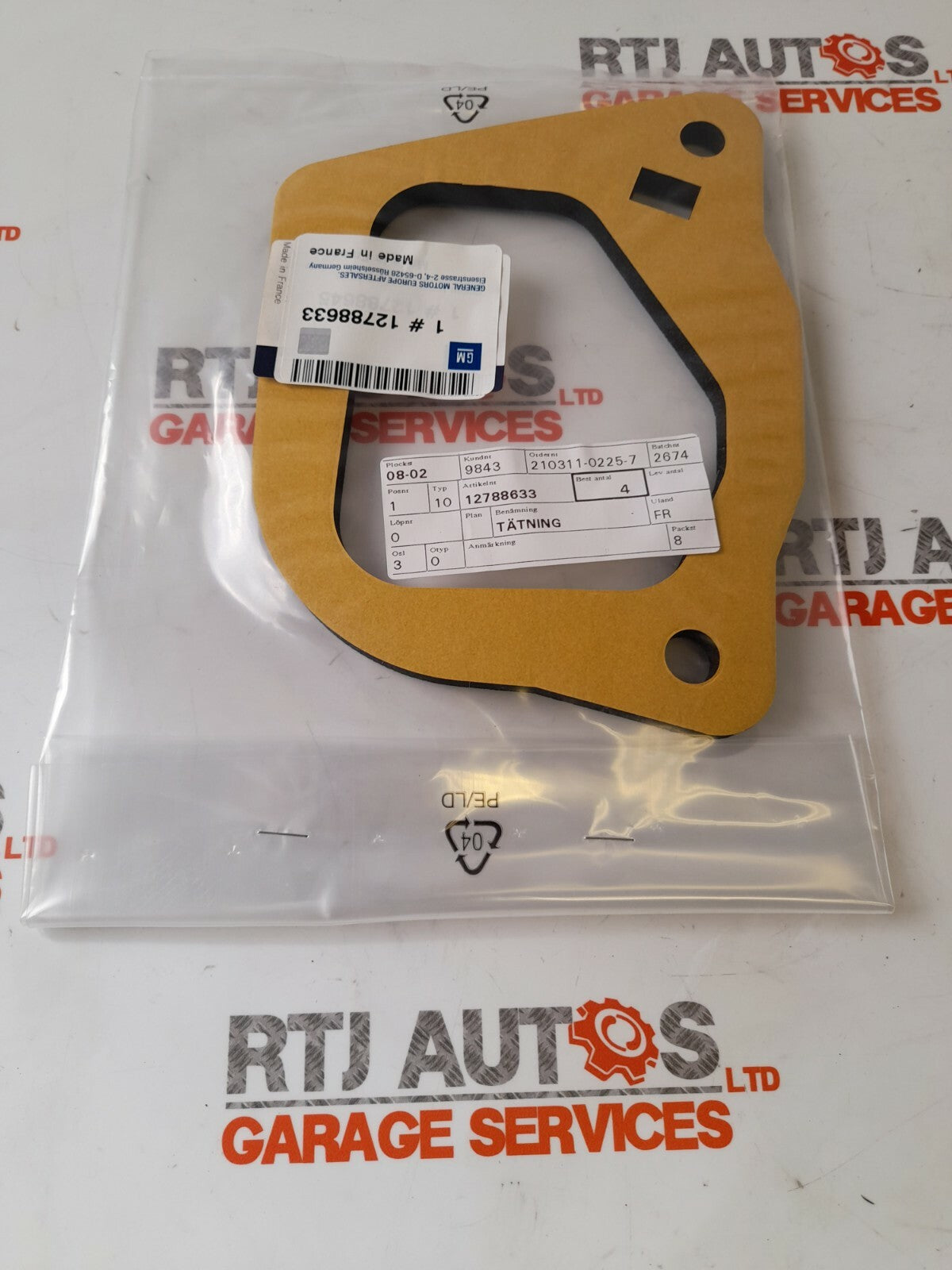 Genuine Saab 93 9-3 4D Nearside Outer Rear Tail Light Seal 12788633