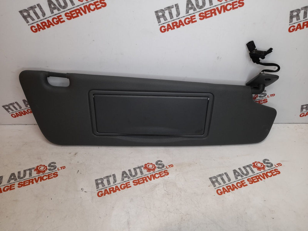 Saab 93 9-3 2006-2007 Convertible Drivers O/S Sun Visor Grey 12758114