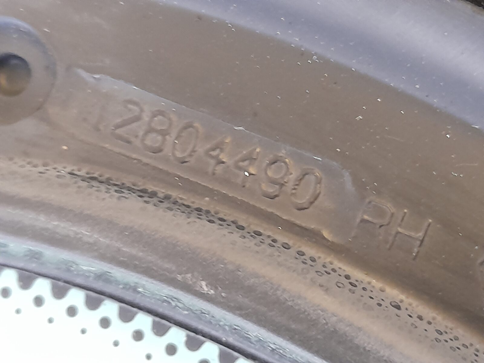 Saab 93 9-3 4D Right Driver Offside Rear 1/4 Window Glass 12804490