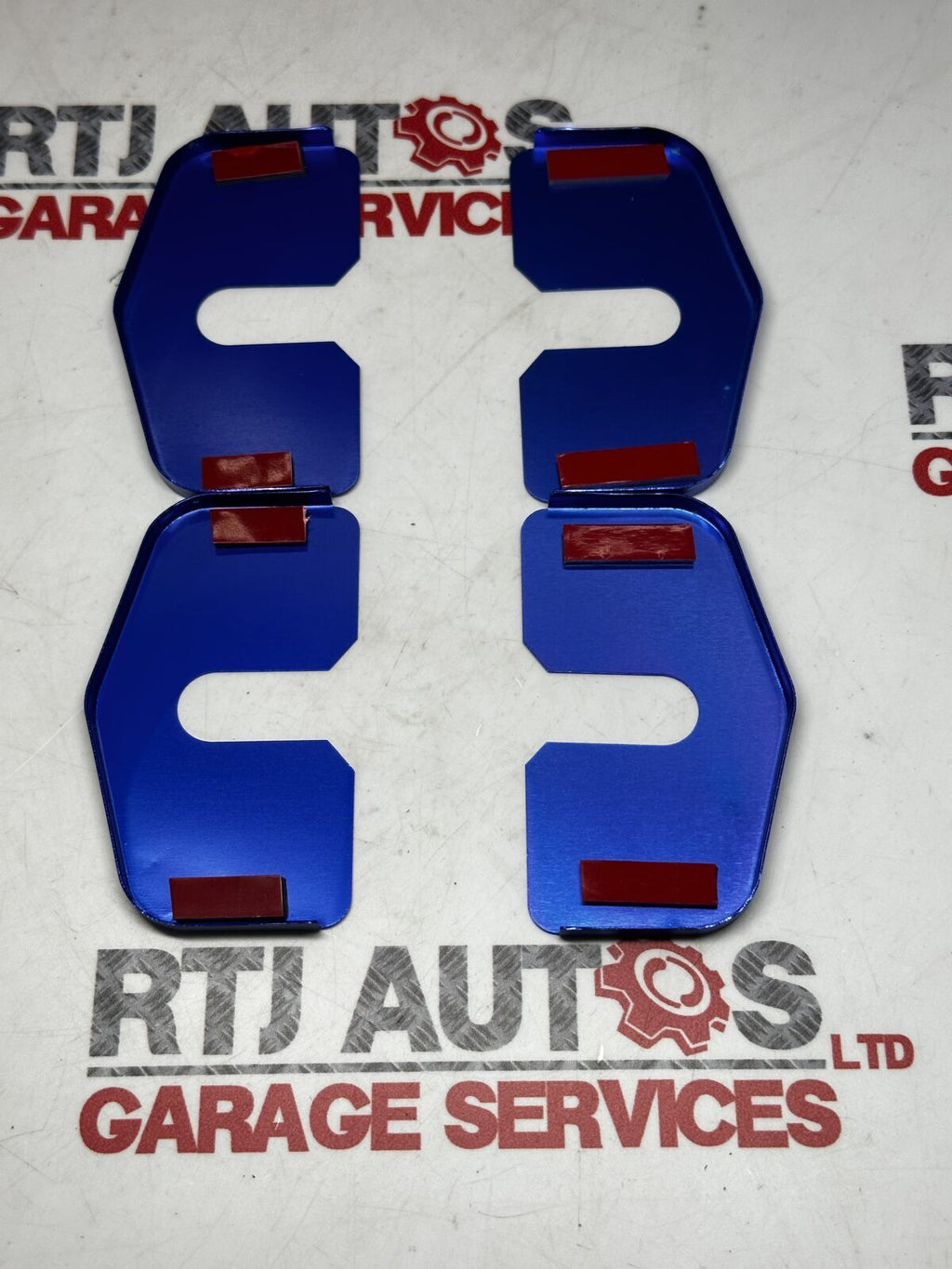 Saab 9-5 Saloon Estate New Door Striker Plate Covers X4 Blue