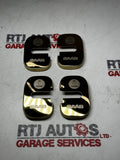 Saab 93 9-3 Saloon Estate New Door Striker Plate Covers X4