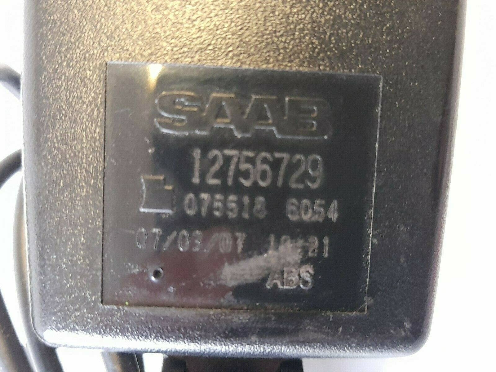 SAAB 93 9-3 4D 5D Driver Offside Front Seatbelt Buckle 12756729