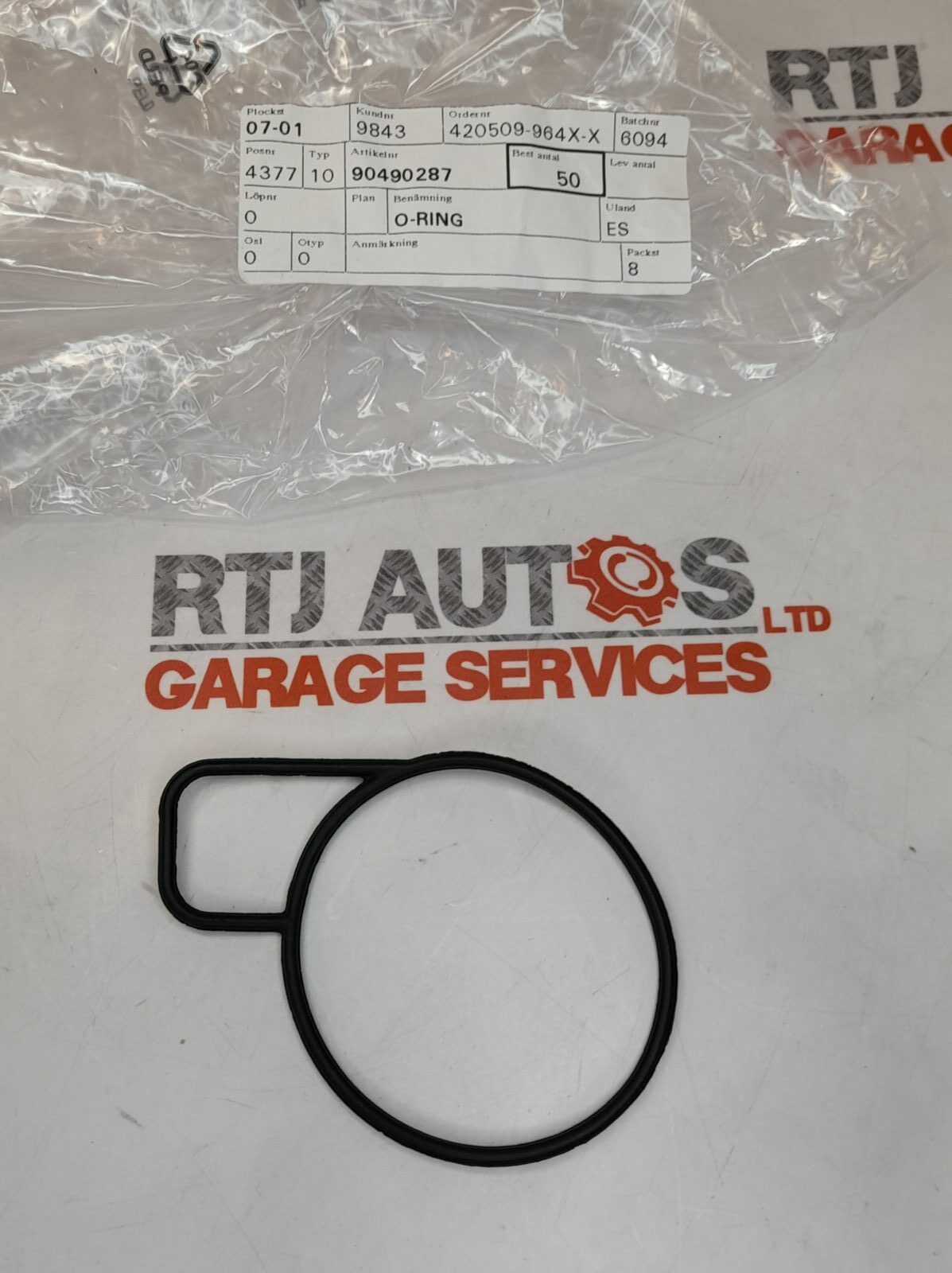 Saab 9-3 9-5 Throttle Body O-Rings Upper Lower B205 B235 Genuine