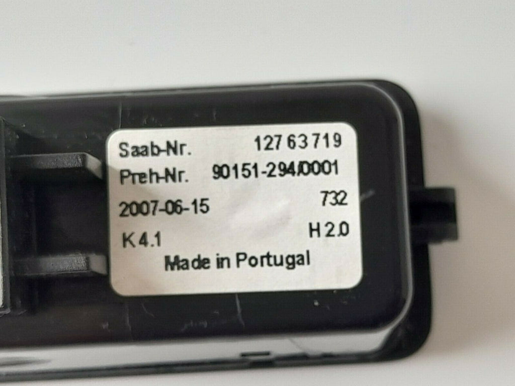 SAAB 93 9-3 2007 DASH NIGHTPANEL SWITCH 4D 5D Manual ESP 12763719