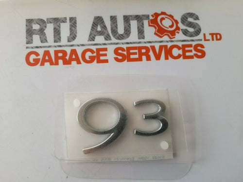 Genuine Saab Brand New 93 9-3 2003-2010 4D "93" Badge Emblem 12785873