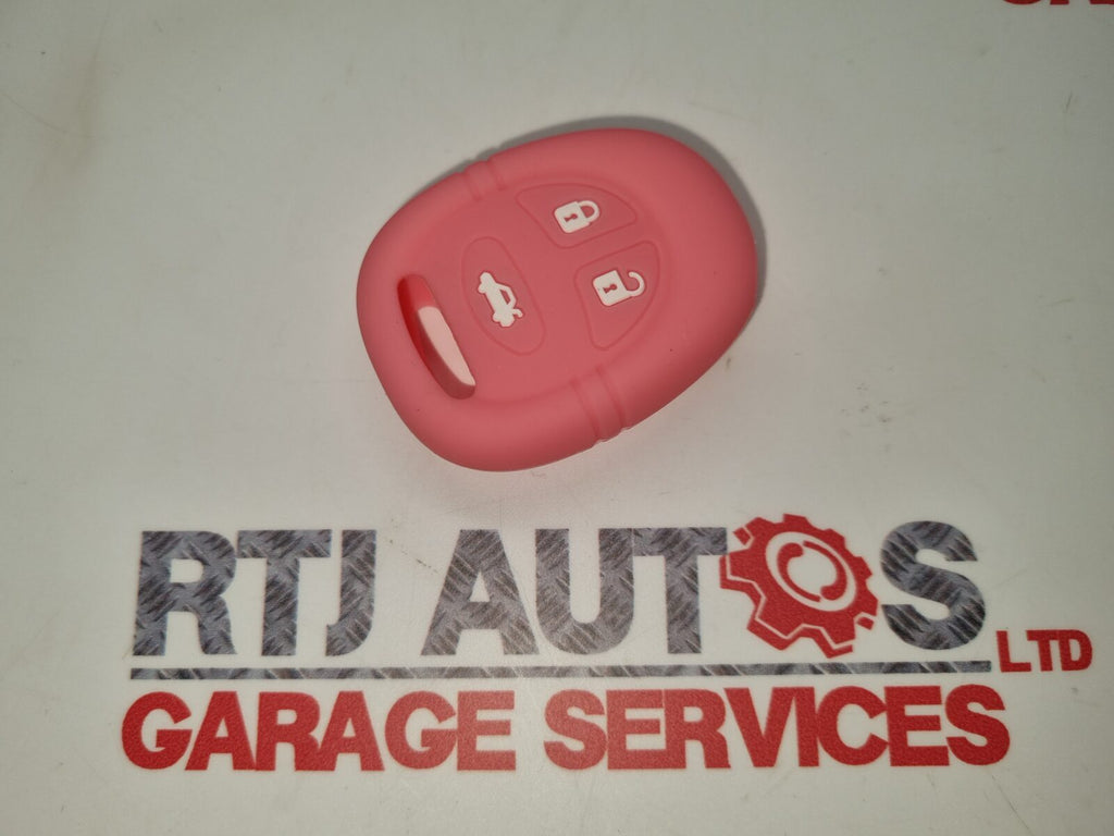 SAAB 9-5 95 98-10 9-3 93 01-03 Pink Silicone Key Fob Case Cover
