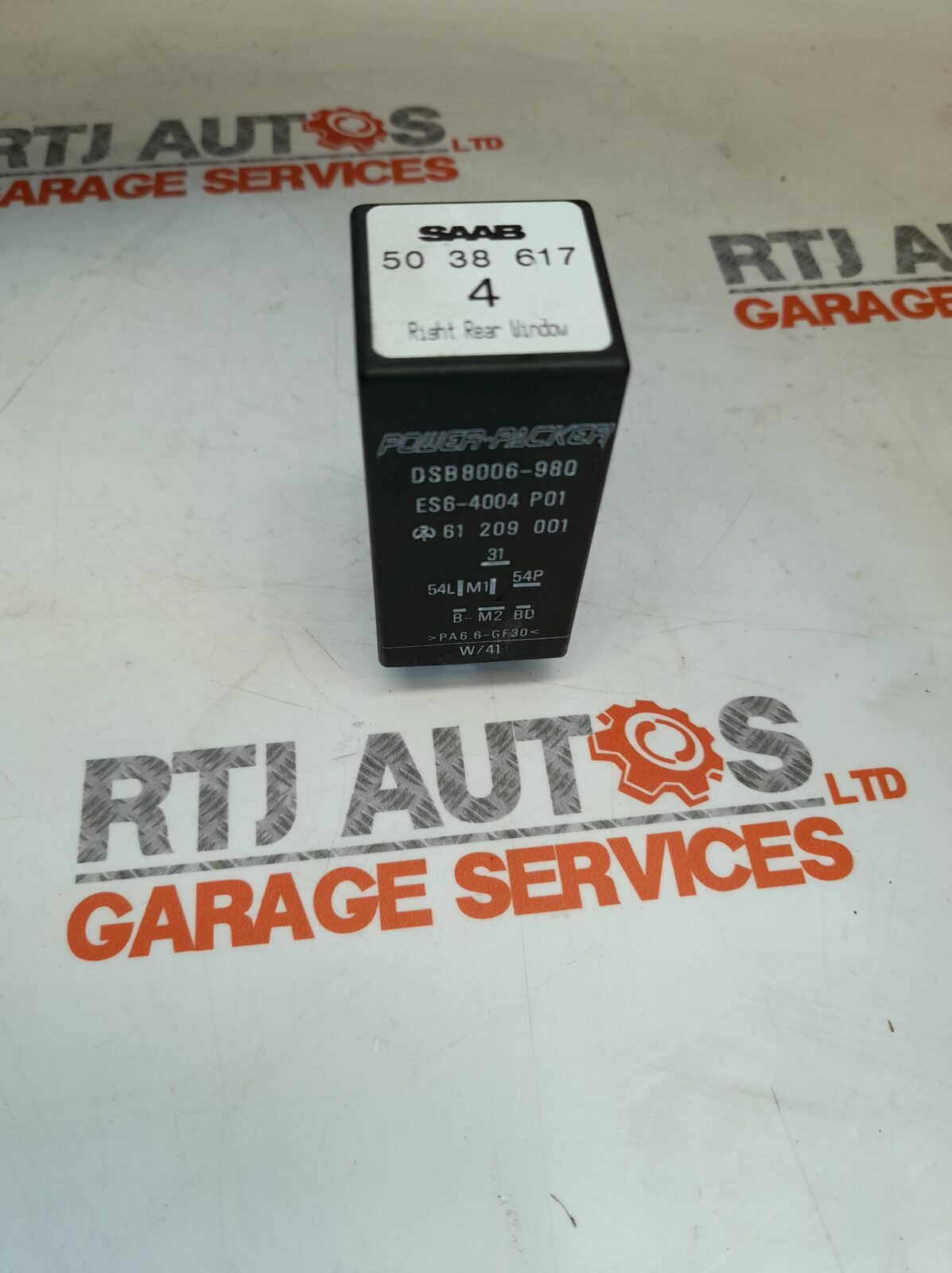 Saab 93 9-3 CV Window Relay Set 5038583 5038591 5038609 5038617 5038625
