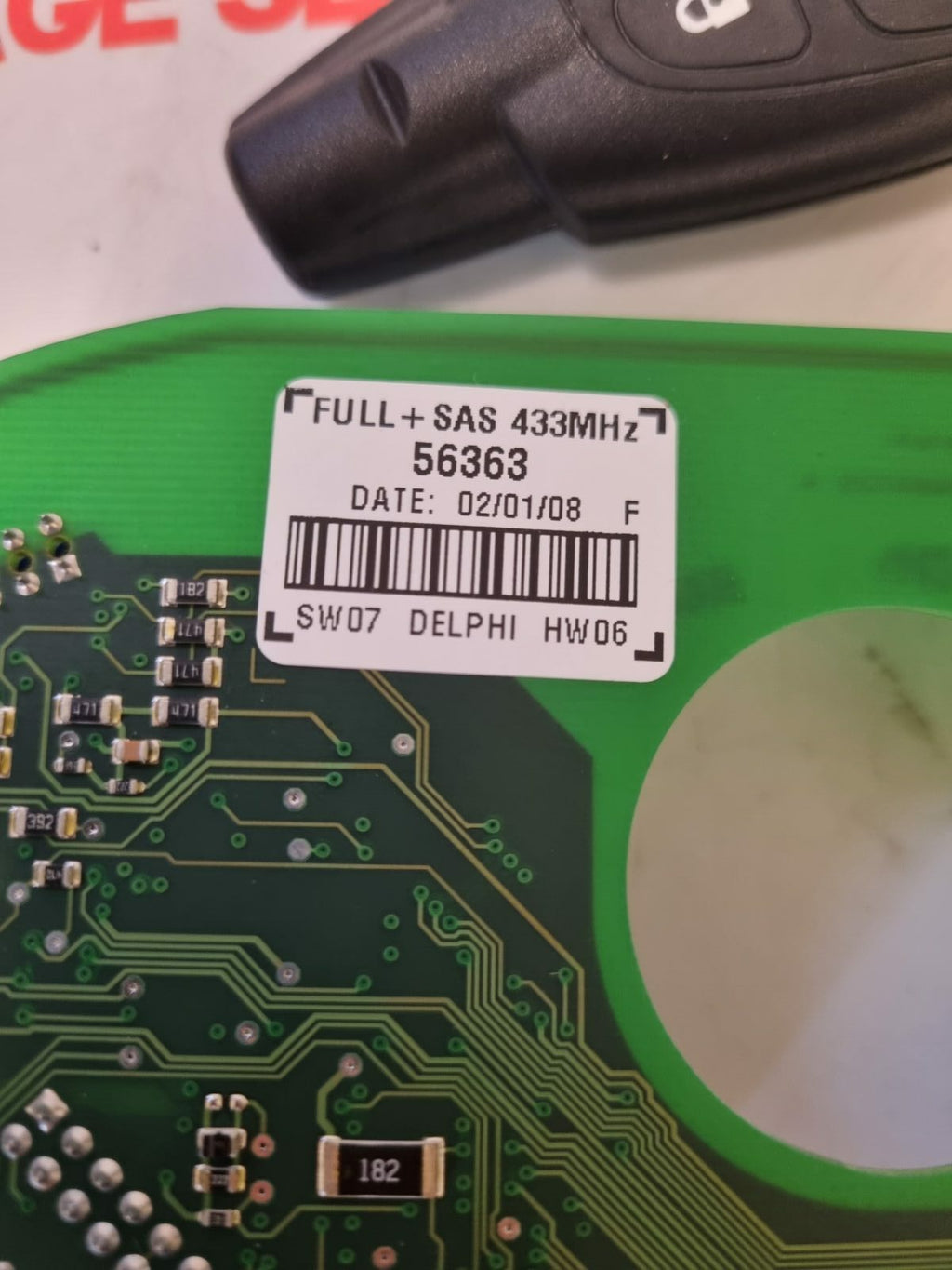 SAAB 93 9-3 2008 TCS CIM Circuit Board & 1 Paired Key 18/05/04 12777261