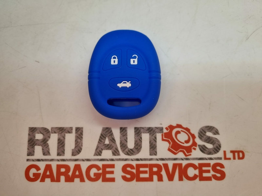 SAAB 9-5 95 98-10 9-3 93 01-03 Blue Silicone Key Fob Case Cover
