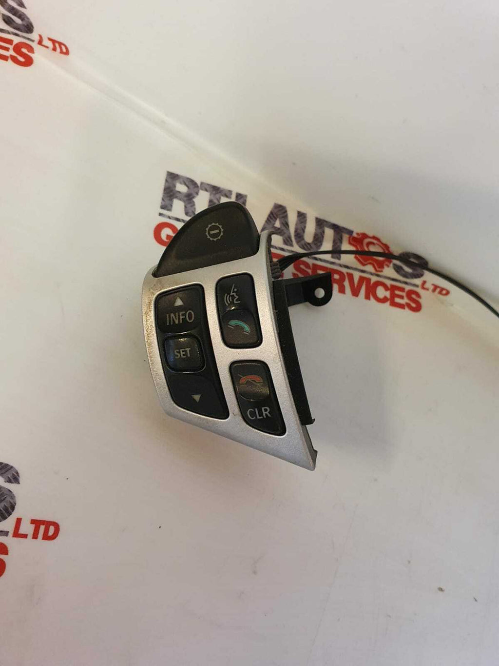 SAAB 93 9-3 2007 - 2011 STEERING WHEEL SWITCHES SENTRONIC PADDLE CHROME 12764169