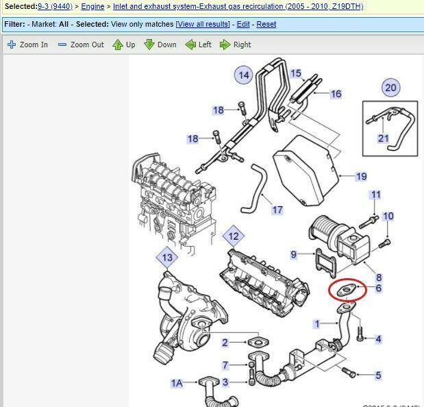 Saab Blanking Plate 1.9CDTi 16V Z19DTH 150BHP 8V Z19DT 120BHP 04-10 E G R