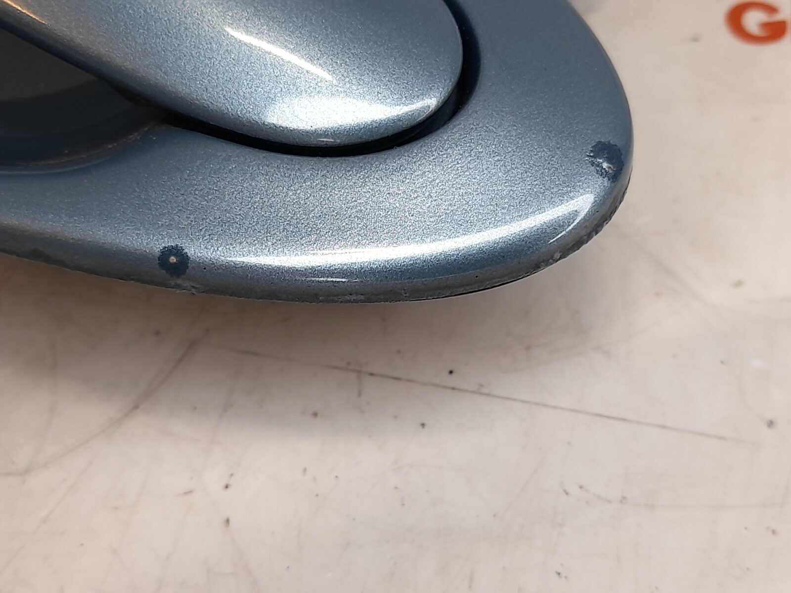 Saab 93 9-3 O/S Outside Door Handle Ice Blue Metallic 304 12768276