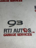 Saab 93 9-3 2010-2012 (93) Boot Badge (Used)