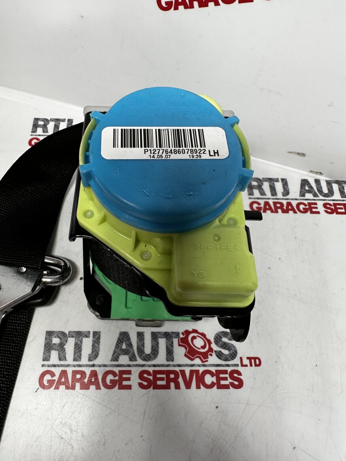 Saab 93 9-3 (03-12) Left Rear Seatbelt 4D 5D CV 12776486