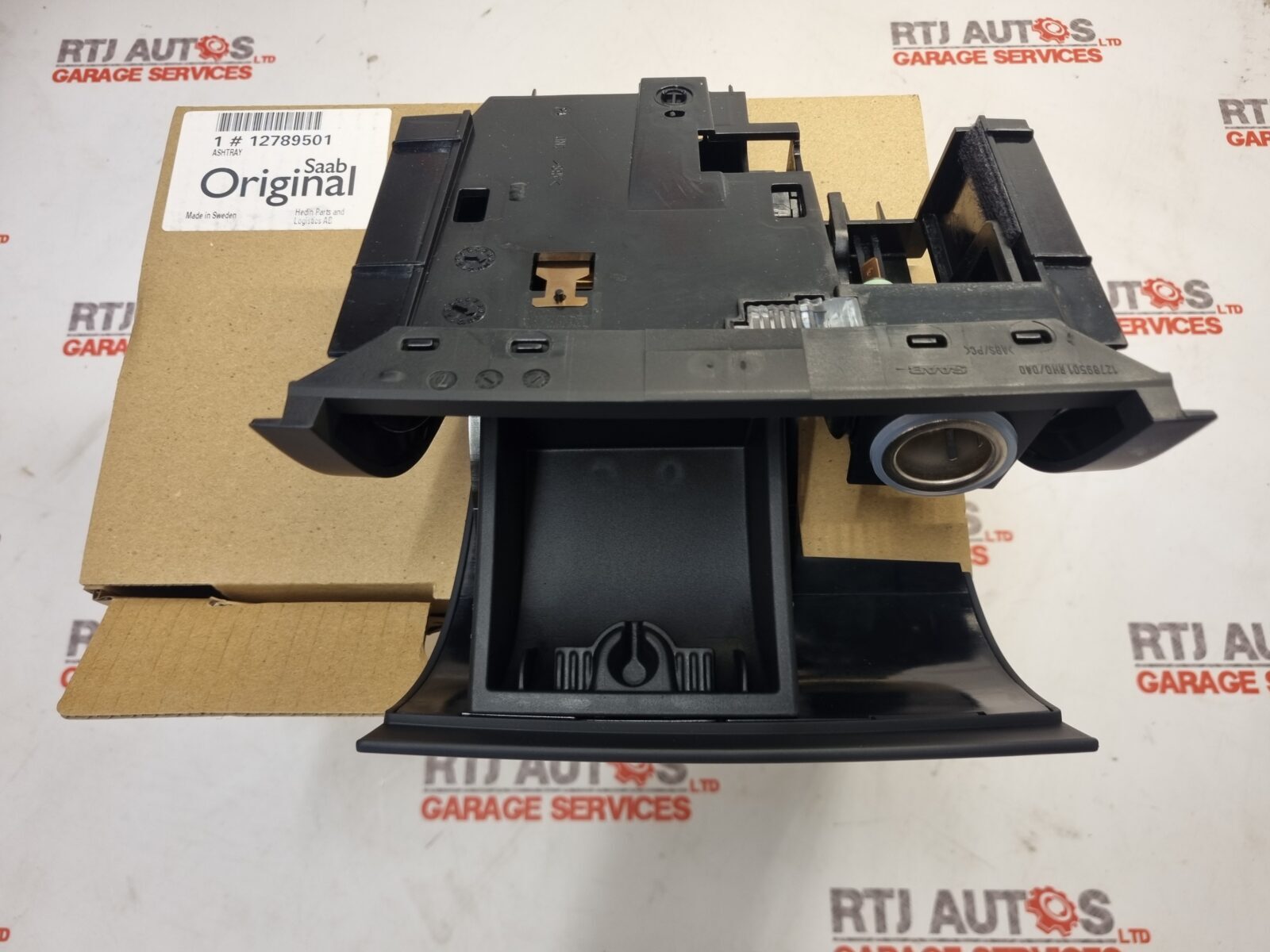 Saab 9-3 Ashtray Black New Genuine 12789501