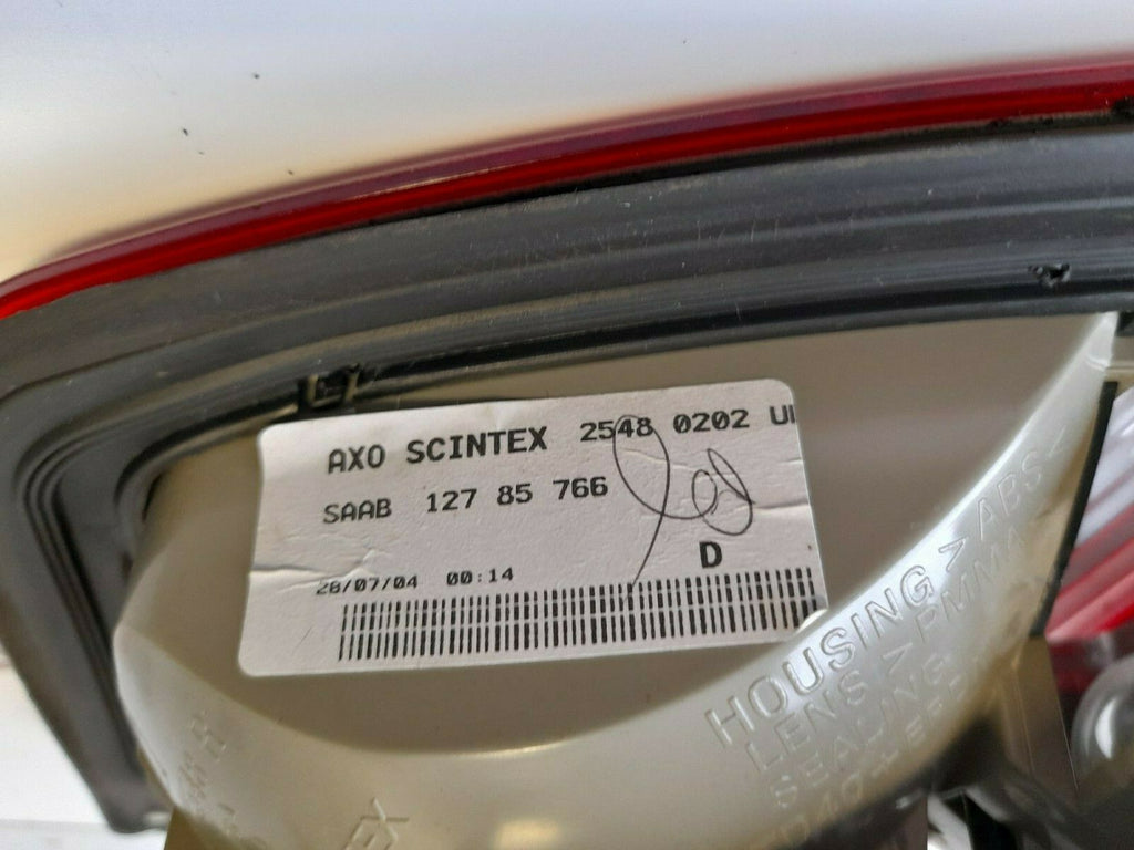 Saab 93 9-3 03-07 4D Tail Light Right Driver Offside 12785764