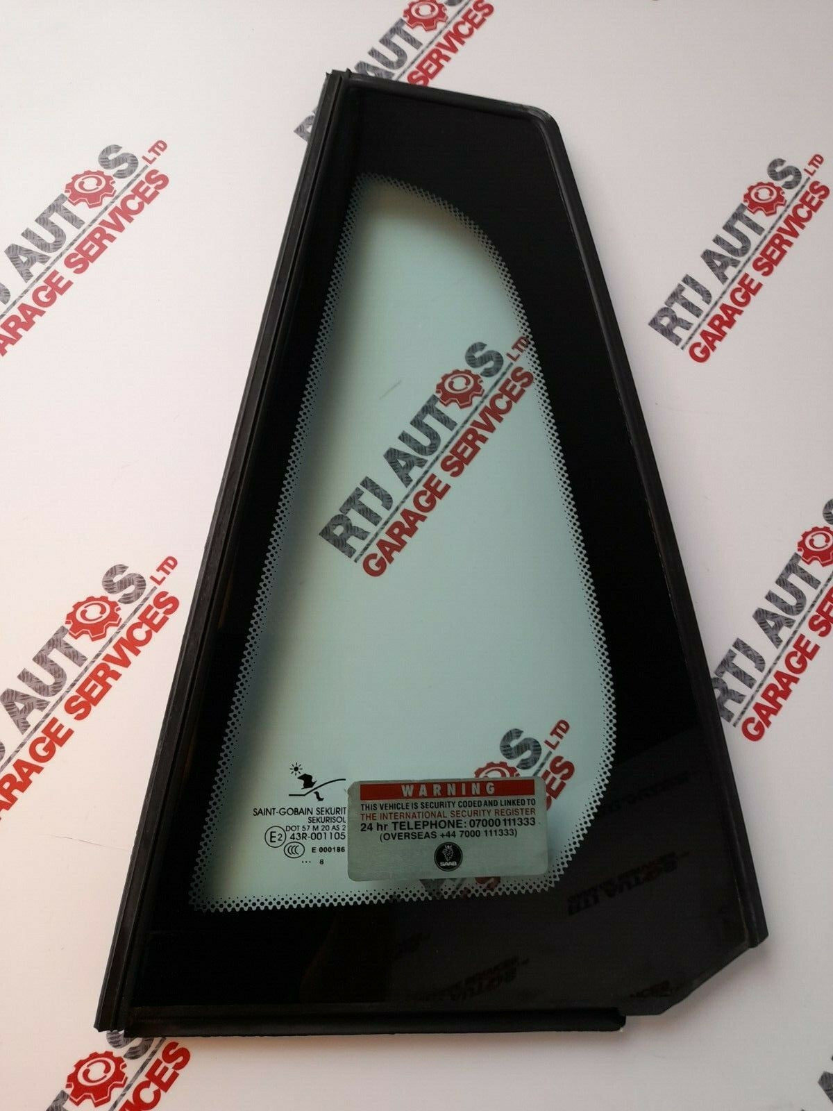 SAAB 9-3 Estate Left 1/4 Rear Quarter Glass Door Window 12792105 06-10 Std Tint