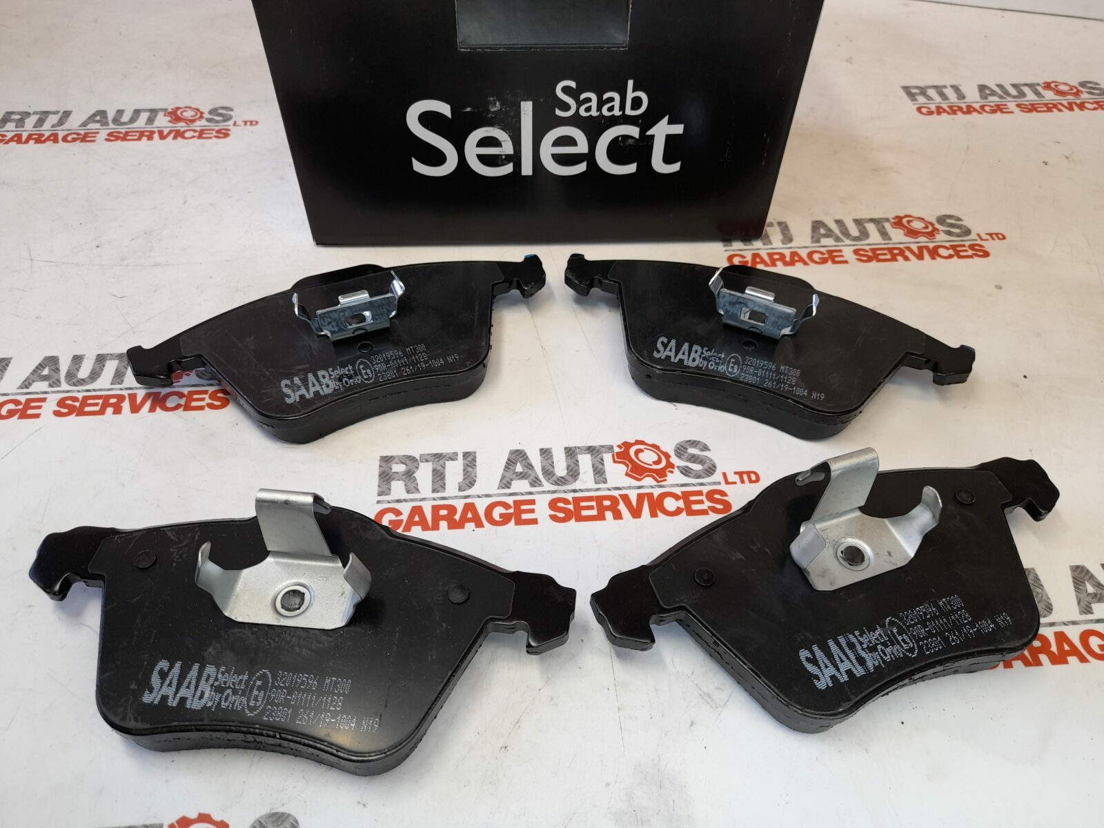 Genuine Saab Select 9-3 From 2008 Front Brake Pad Set 345mm 32019596 9319575