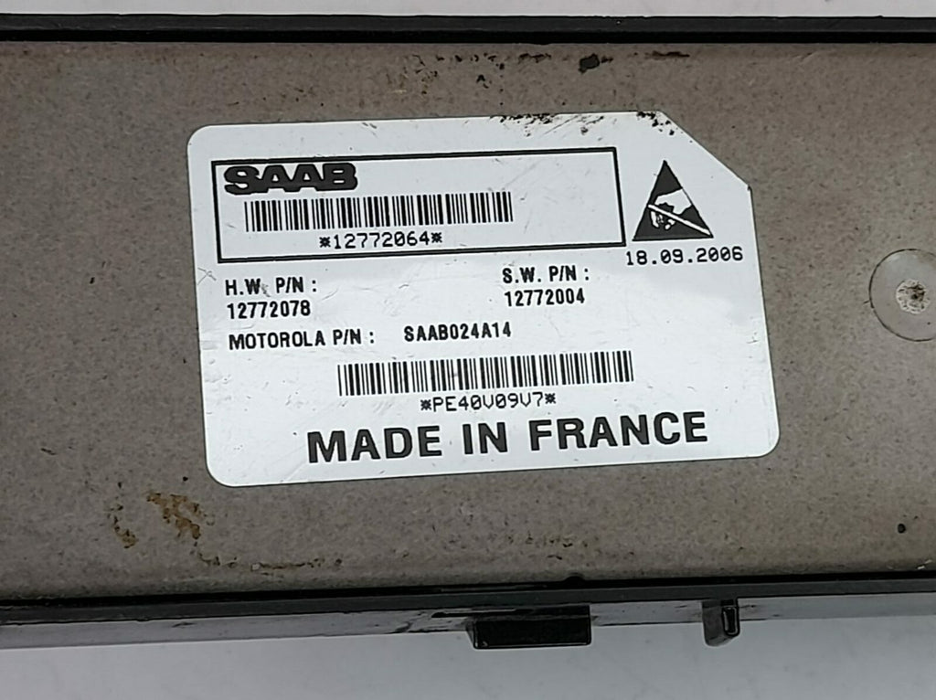 Saab 93 9-3 Passenger Nearside Front Switch Pack w/o Finger Protection 12772064