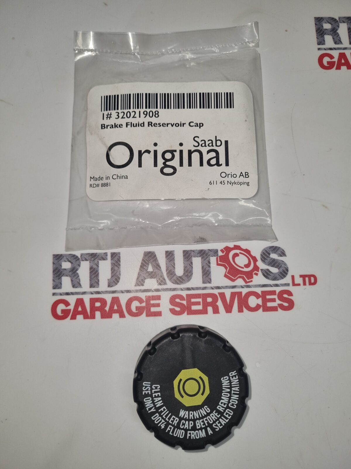 New Genuine SAAB 9-3 93 (03-12) BRAKE FLUID RESERVOIR CAP 32021908/93189060