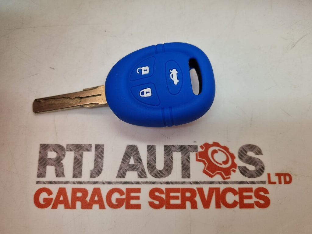 SAAB 9-5 95 98-10 9-3 93 01-03 Blue Silicone Key Fob Case Cover