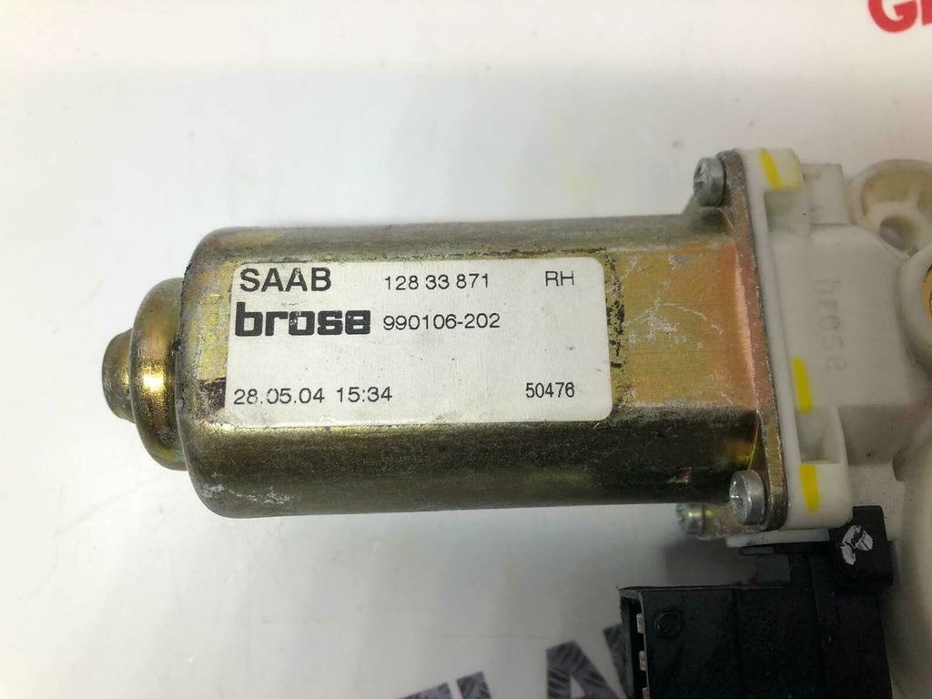 SAAB 9-3 2003-2012 -Electric Window Motor 6 Pin Front Right- 12788800 12755682