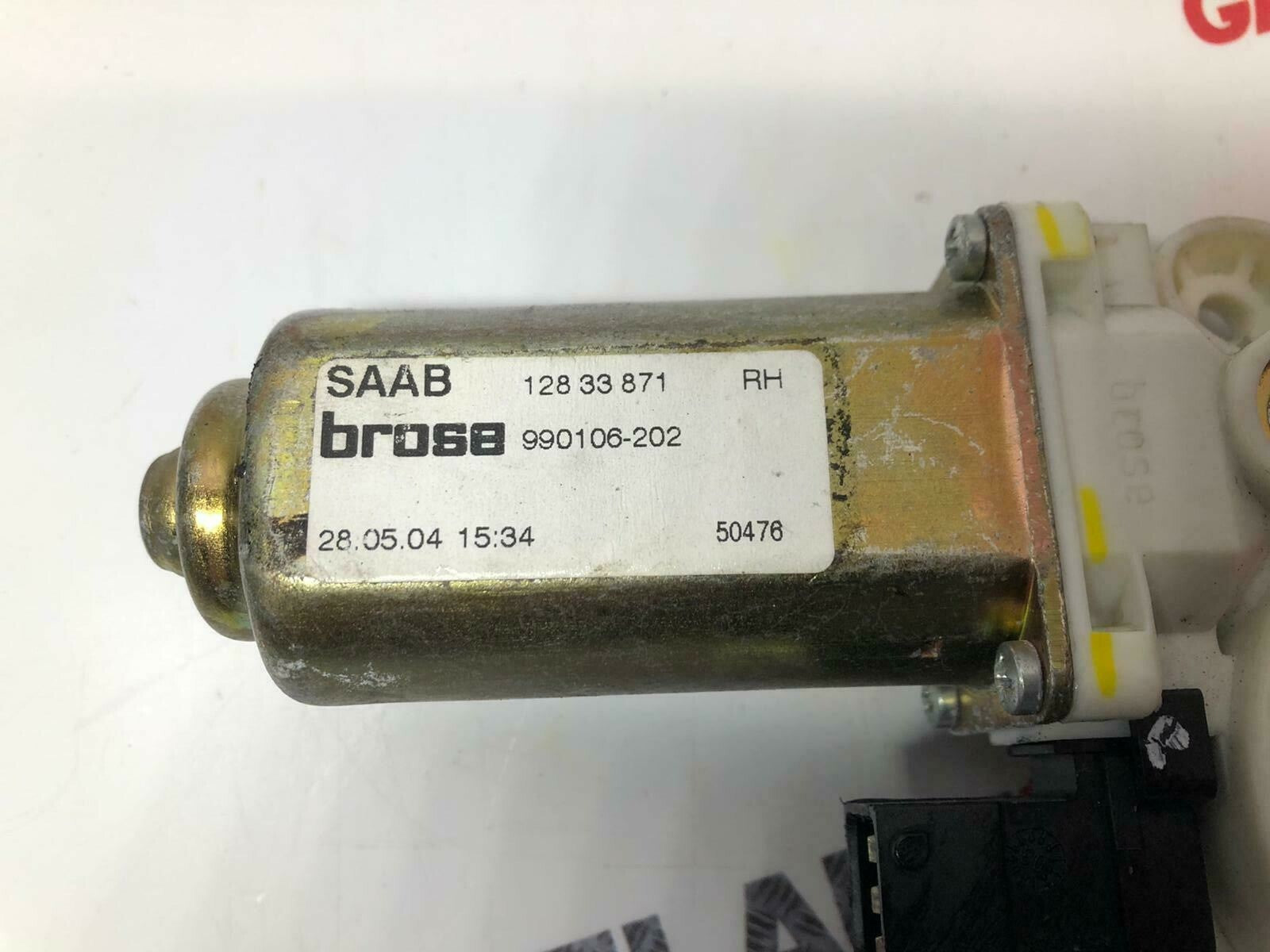 SAAB 9-3 2003-2012 -Electric Window Motor 6 Pin Front Right- 12788800 12755682