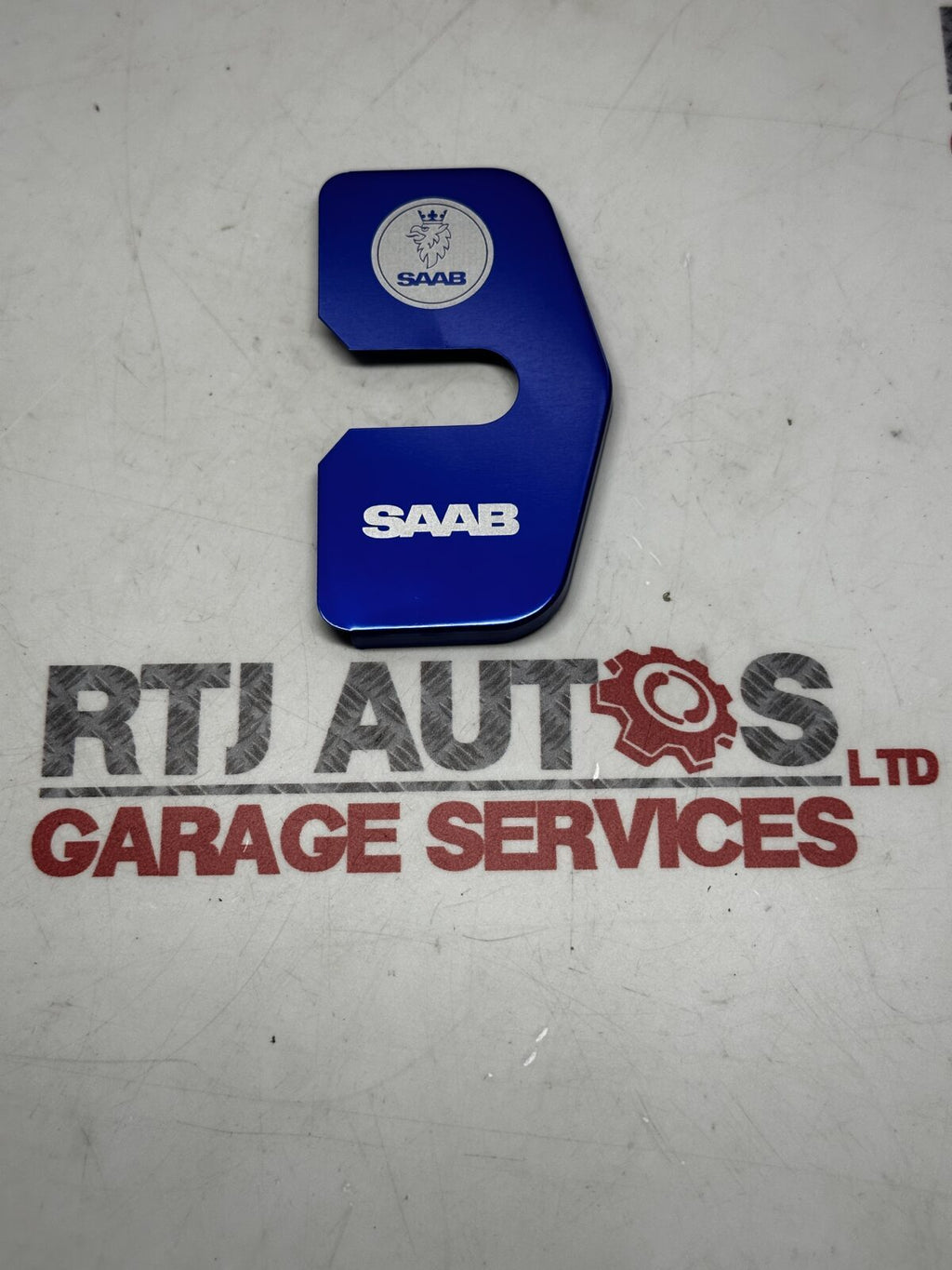 Saab 9-5 Saloon Estate New Door Striker Plate Covers X4 Blue