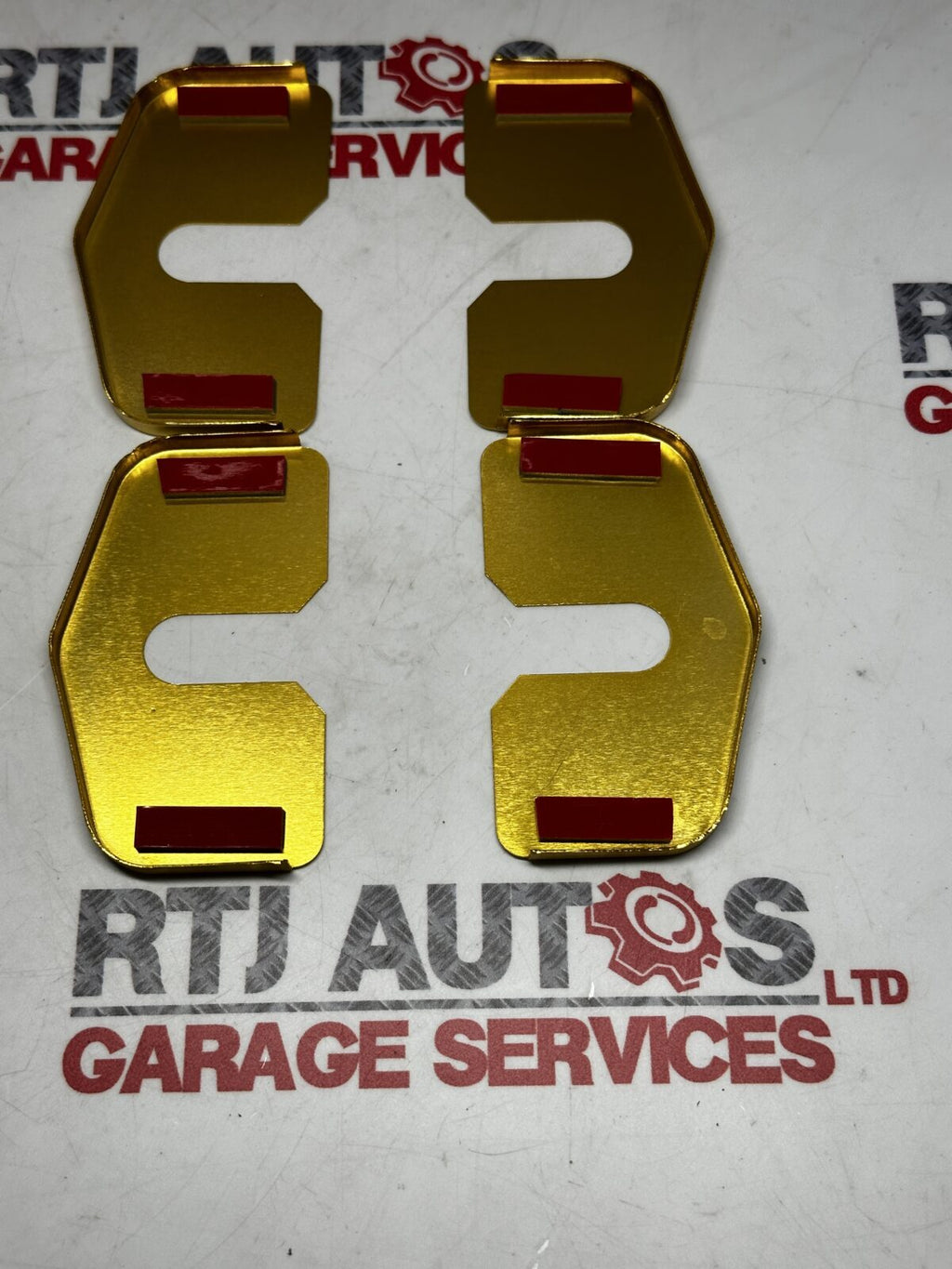 Saab 9-5 Saloon Estate New Door Striker Plate Covers X4 Gold