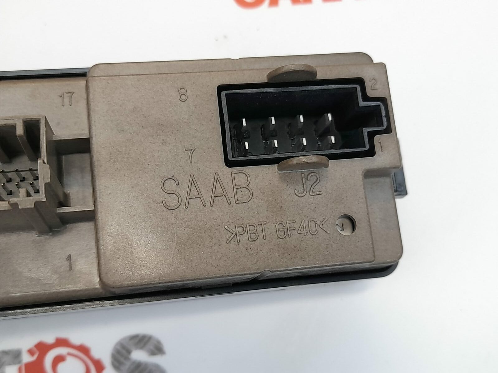 Saab 93 9-3 CV Drivers Front Window Switch Pack w/o Finger Protection 12772065