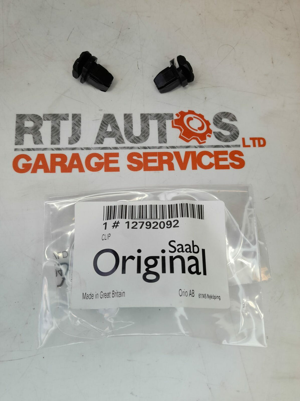 Saab 9-3 03-12 Genuine Battery Cover Nut Screw Clip Rivets 12792092 (Pair, x2)