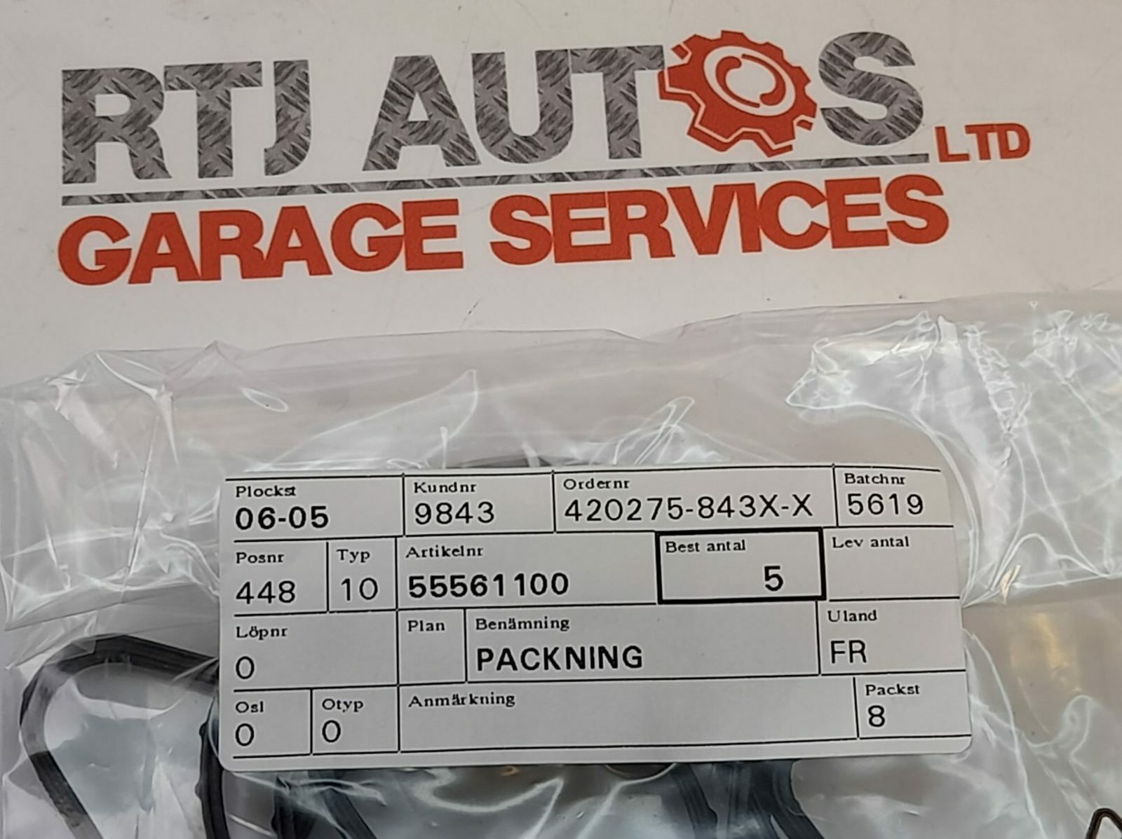Genuine Saab 93 9-3 Vacuum Pump Gasket 55561100 (B207 2005-2011 A20NFT From 2...
