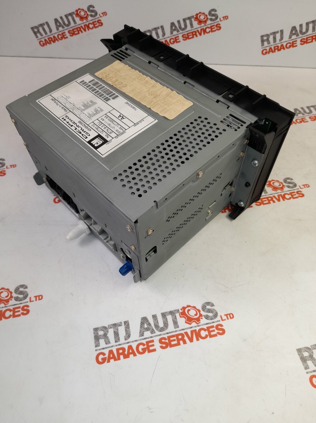 Saab 9-3 93 Sat Nav Radio CD Player Head Unit 12779110 Double Din Delphi Grundig