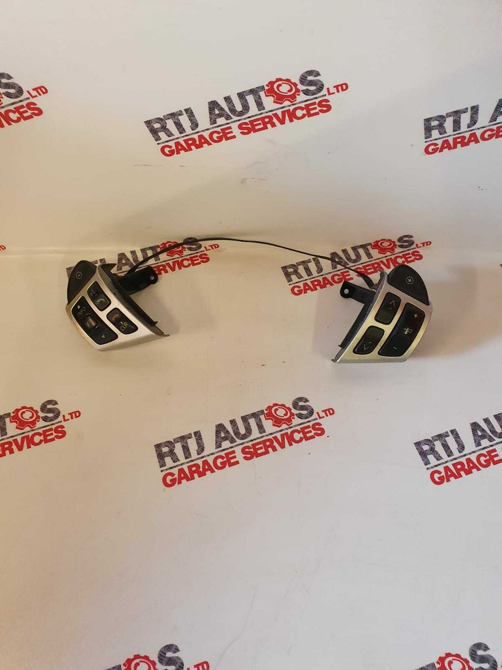 SAAB 93 9-3 2007 - 2011 STEERING WHEEL SWITCHES SENTRONIC PADDLE CHROME 12764169