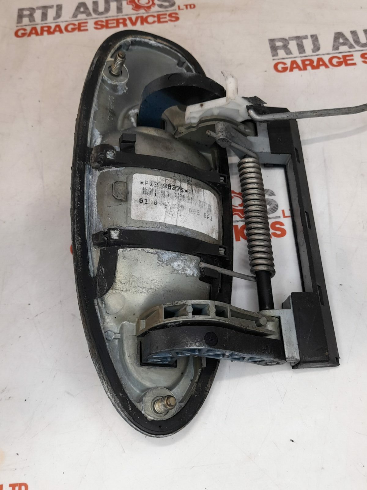 Saab 93 9-3 2007 N/S Rear Outside Door Handle Ice Blue Metallic 304 12768275