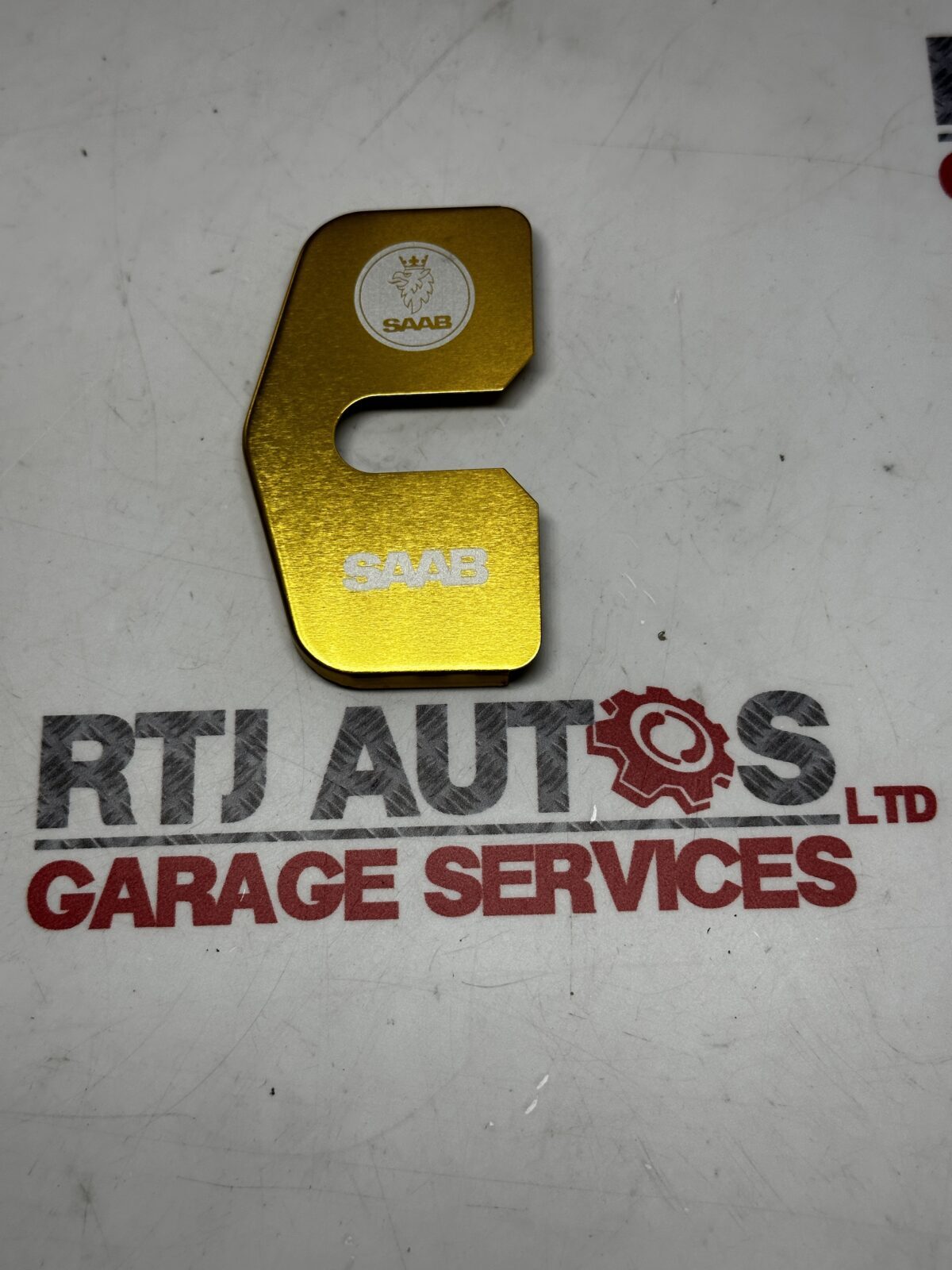 Saab 9-5 Saloon Estate New Door Striker Plate Covers X4 Gold