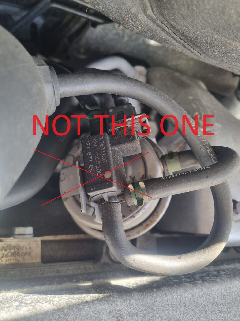 SAAB 9-3 Boost Valve Solenoid Charge Air Bypass 55354158