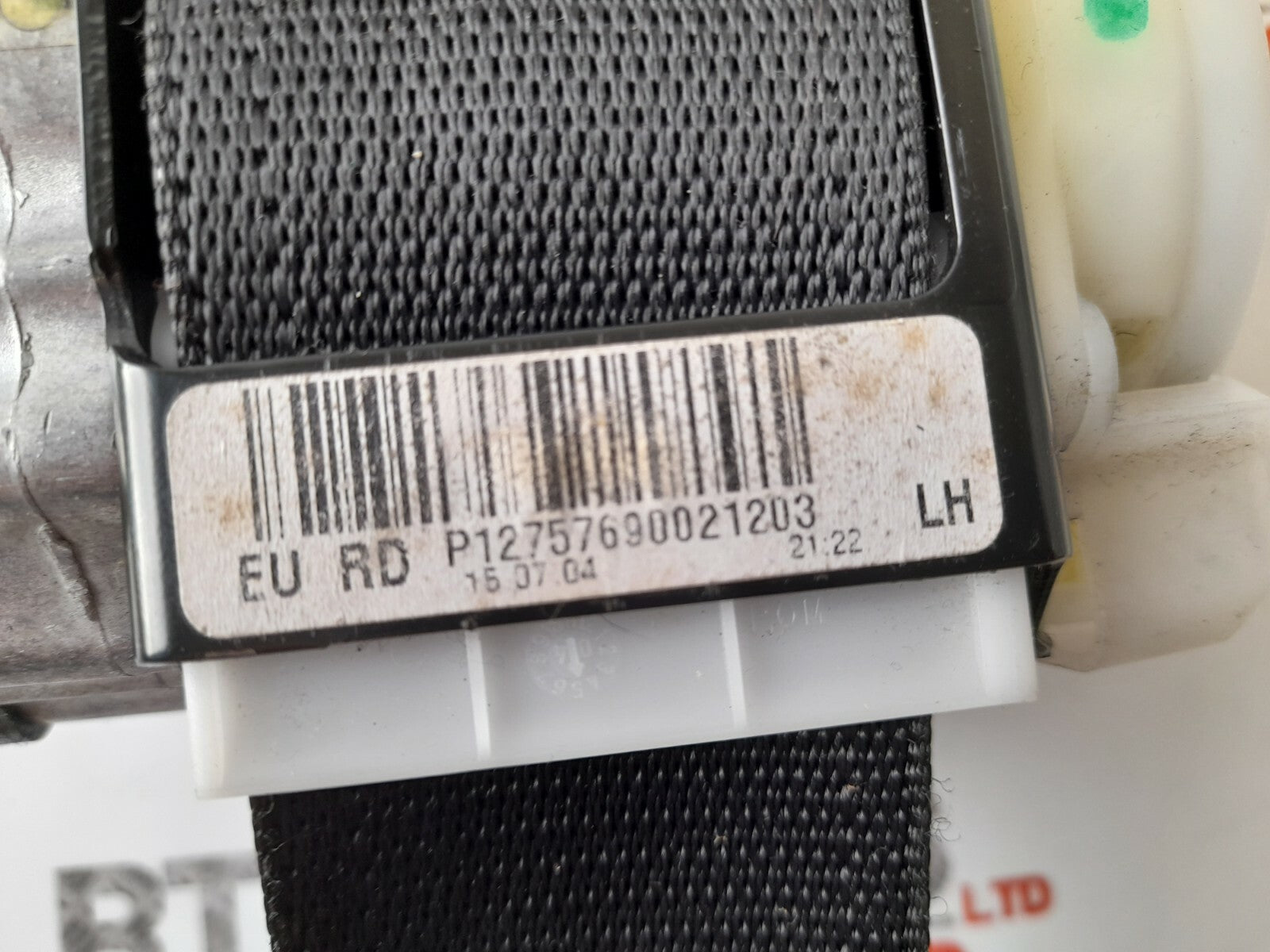 SAAB 9-3 93 PASSENGERS FRONT LEFT SEATBELT SALOON ESTATE 12757690 2005