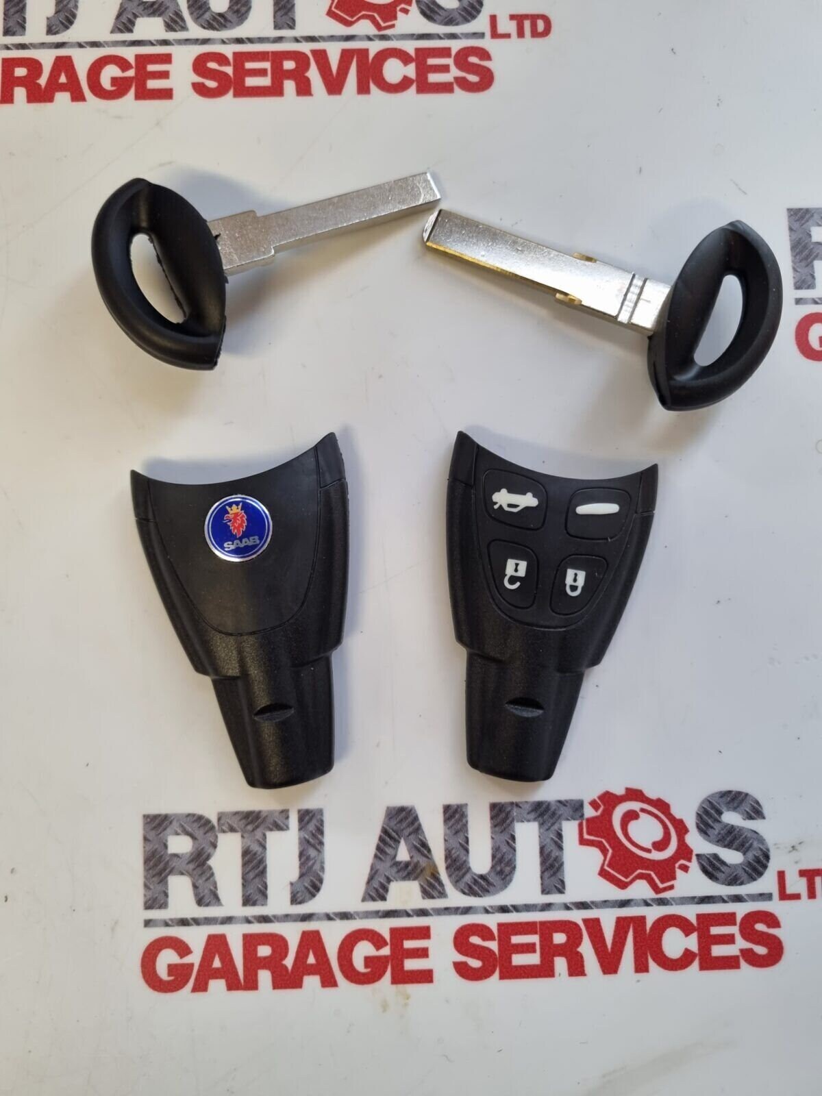 Saab 9-3 Key Fob Case and Blade 12783781